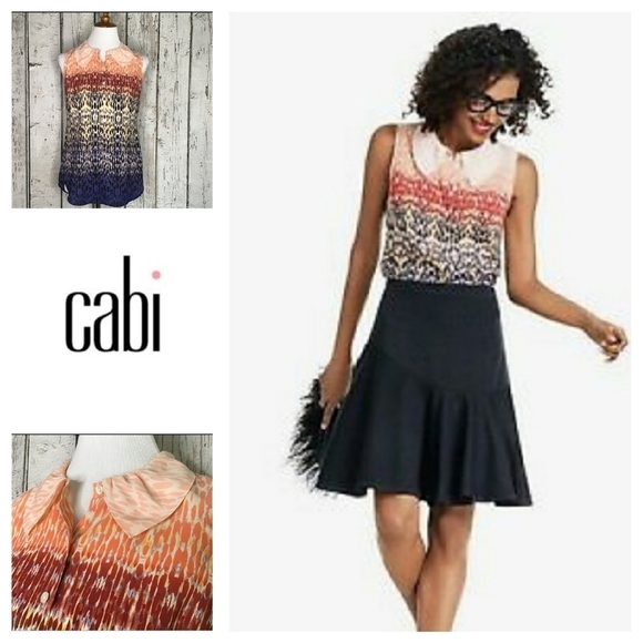Cabi love‎ Peter Pan collar tank - Picture 1 of 8